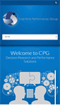 Mobile Screenshot of cognitiveperformancegroup.com